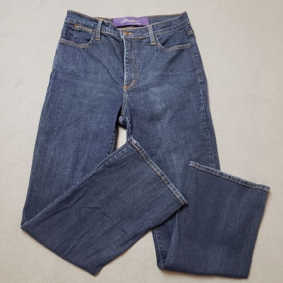 NYDJ Not your Daughters Flare jeans size 8p made in usa - Picture 4 of 13